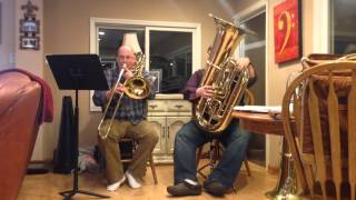 Fountains of Rome excerpt bass trombonetuba [upl. by Asabi]