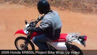 MotoUSA Project Bike 2009 Honda XR650L WrapUp [upl. by Giuliana196]