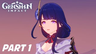 Raiden Shoguns Story Quest Walkthrough Gameplay Part 1 Japanese Dub  Genshin Impact [upl. by Bohner]