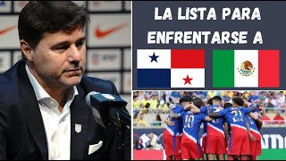 La PRIMERA CONVOCATORIA del USMNT de POCHETTINO para enfrentarse a MÉXICO y PANAMÁ [upl. by Nanette717]