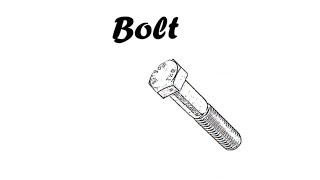 English Vocabulary for Engineering Bolts [upl. by Eitten]