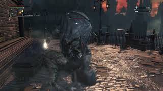 Bloodborne Kirkhammer Double R2 Combo  some transformation attacks [upl. by Gnok]