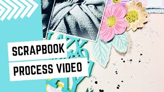 Scrapbook Process Video 195 Lazy Summer Days  Color Cast Designs DT [upl. by Akla]