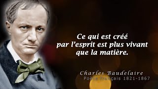 ⭐️LES MEILLEURES CITATIONS DE CHARLES BAUDELAIRE [upl. by Dorcea]