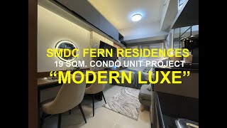 SMDC FERN RESIDENCES 19 SQM Condo Unit Project [upl. by Korb]