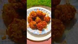 Murmure Pakora Recipe s n a c k s r e c i p e shortsfeed shortsvideo shorts [upl. by Alletnahs]