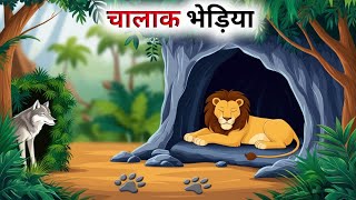 एक चालाक भेड़िए की कहानी  Panchatantra Ki Kahani  Hindi Cartoon [upl. by Akihsay]