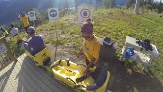 Alpine Coaster in Revelstoke BC Canada [upl. by Rebm]