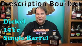 Dickel 15 Year Single Barrel Tennessee Whiskey Review bourbon [upl. by Adnouqal]