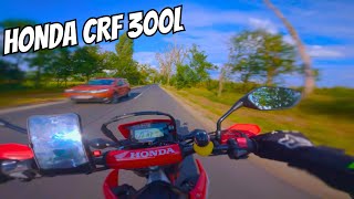 CRF 300L  DOMINATOR EXHAUST  PURE SOUND  POV 4K [upl. by Alimhaj958]