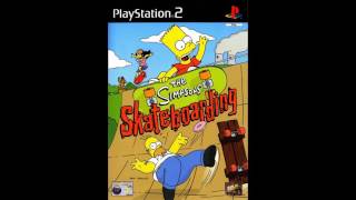 The Simpsons Skateboarding Soundtrack PS2  Itchy amp Scratchy Land 2 [upl. by Nanette]