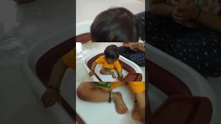 baby babybather bathtub मयूचा नवीन bathtub 🥰♥️❤️😍 [upl. by Autry]