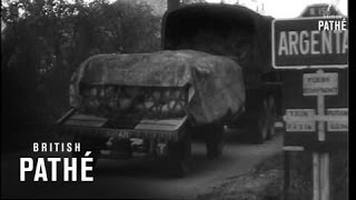 Invasion Convoys Push Into France 1944 [upl. by Oibesue]