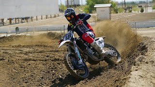 FIRST LAPS On The 2022 Husqvarna FC 450 Rockstar Edition [upl. by Ahsikad356]