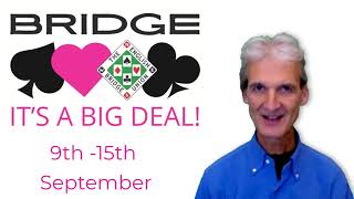 Andrew Robson invites you to join Bridge  Its a Big Deal festival of bridge [upl. by Eirelam]