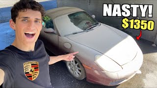 I Bought a FILTHY NonRunning Porsche Boxster at Auction Lets Fix It [upl. by Culver]