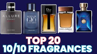 Top 20 1010 Mens Cologne Fragrances you Should Own [upl. by Atnahsal16]