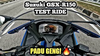 Suzuki GSXR150 Malaysia  TEST RIDE [upl. by Yovonnda]