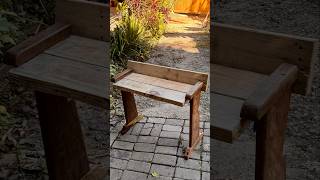 Banquinho feito com madeiras reutilizadas banquinho bancorustico asmr madeira work rustic [upl. by Lou856]