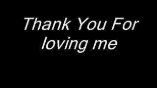 Bon Jovi  Thank You For Loving Me Lyrics [upl. by Husein]