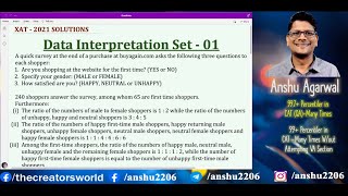 XAT 2021 Solutions  Data Interpretation  Set 01  XAT 2022 [upl. by Emlynne]