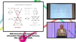 ISIT 2018  Gottfried Ungerboeck  Guidance from Information Theory – an engineering perspective [upl. by Acirederf]