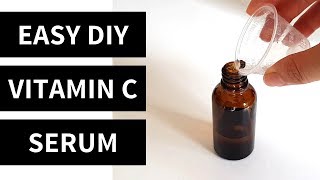 Easy 5 Minute DIY Vitamin C Serum  Lab Muffin Beauty Science [upl. by Hayse]