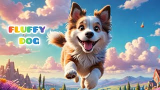 Dog Song The Fluffy Dog Song  Fun amp Catchy Tune for Kids  Cute dogs funny videos dogssongs [upl. by Cown730]