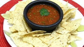 Home Made Restaurant Style Salsa [upl. by Lynus765]