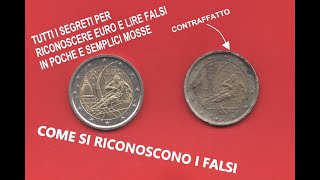 Numismatica my Collection  come riconoscere Euro e Monete False [upl. by Puduns]