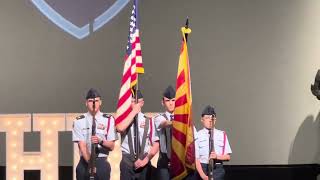 202324 Higley High School Academic Awards Ceremony Color Guard 42224 [upl. by Eibreh164]