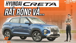 Walkaround Hyundai Creta 2022 từ 620 triệu rất rộng và  GearUp Flash Review [upl. by Littell]