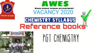 CHEMISTRY TGT PGT SYLLABUS ARMY PUBLIC SCHOOL KVS NVS AWES DSSSB CTET UPTET NCERT ALL TEACHING EXAMS [upl. by Hairim]