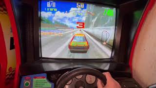 PC emulated Games on Real Daytona USA Arcade Twin Cabinet [upl. by Irrac]