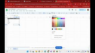 Juniors  Create a google sheet [upl. by Jarin15]