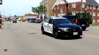 Racine Police Officer John Hetland funeral procession [upl. by Wager533]