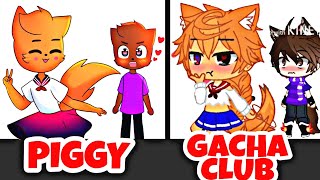 ROCKEFELLER STREET MEME PIGGY × GACHA CLUB Chui × •DrarryFanz FNAF• Ft Foxy × Doggy [upl. by Gibbs923]