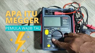 PENGENALAN ALAT UKUR MEGGER ATAU DIGITAL INSULATION TESTER  SANWA MG 1000 jalurlistrik [upl. by Jesher]