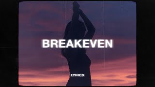 The Script  Breakeven Lyrics [upl. by Skiest591]