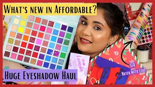 whats new in Affordable Huge Eyeshadow Haul  20 Something SFR Color  Nidhi Katiyar [upl. by Akinat]