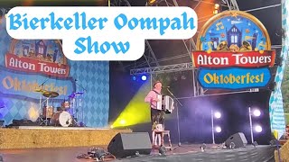 Bierkeller Oompah Show Oktoberfest 2024 at Alton Towers Resort [upl. by Oraneg]