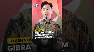 Gibran Sistem Zonasi Harus Dihilangkan [upl. by Ilhsa]