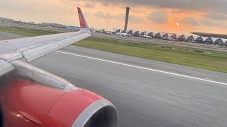 SMOG Thai Vietjet Air  A320  Bangkok  Chiang Rai [upl. by Nywloc]