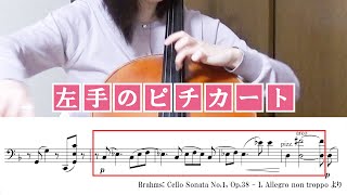 【チェロ】左手のピチカート！チェロの奏法解説【左手】 [upl. by Brunelle]