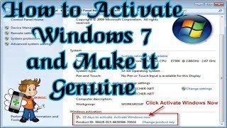 How to Activate Windows 7 amp Make it Genuine Without any Activation Software or Loader 100 Working [upl. by Cj]