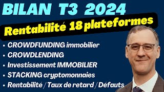 Crowdfunding IMMOBILIER  Crowdlending  Stacking CRYPTOS  rentabilité réelle crowdlending [upl. by Ellenuahs]