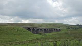 Sir Nigel Gresley passing garsdale settle and carlisle 5624 [upl. by Novikoff]