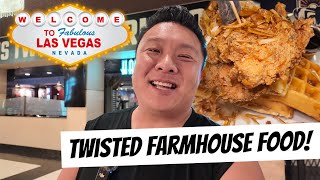 Dinner at Hash House A Go Go  Plaza Hotel Las Vegas [upl. by Willy895]