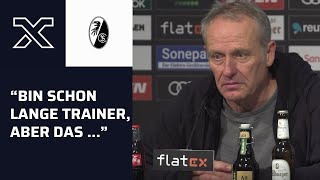 quotHabe so ein Spiel noch nie erlebtquot  Christian Streich fassungslos  Gladbach  Freiburg 06 [upl. by Enyawed]