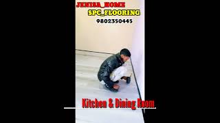 Spc Flooring Installation kitchen amp Dining Hall को लागि  How To Install Vinyl Flooring  vinyl [upl. by Jit755]